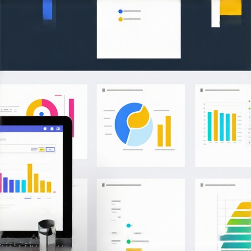 Workspace with SEO analytics dashboards, laptop, and tools for local SEO management.