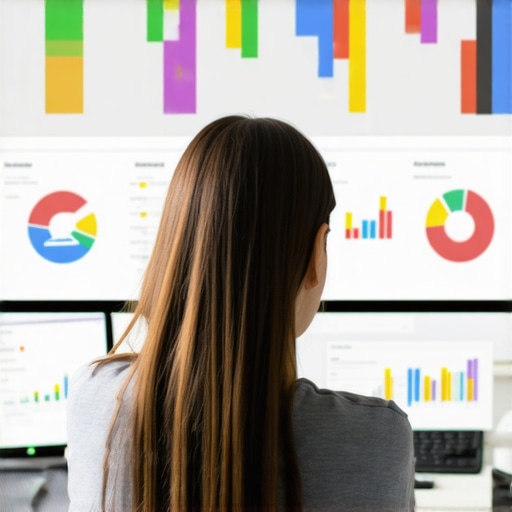 Person using SEO tools to monitor local search rankings