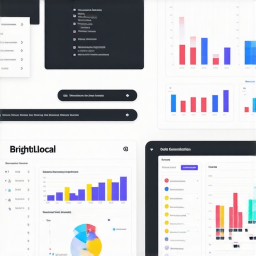 A workspace setup with review management and analytics tools for local SEO