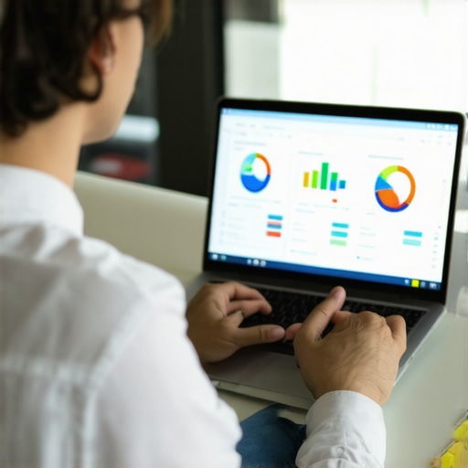 Business owner reviewing booking metrics to improve local map rankings