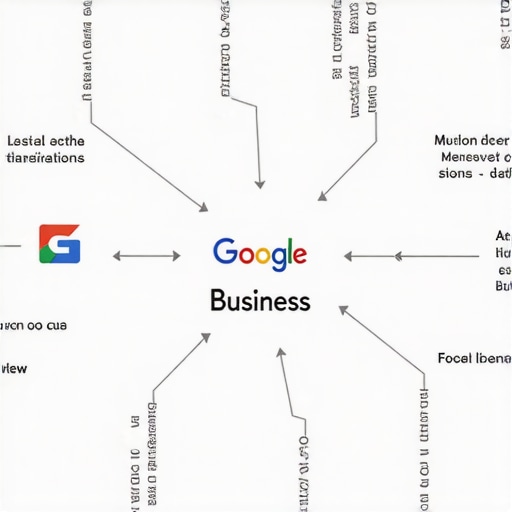 Diagram illustrating components of effective local SEO and GBP optimization.
