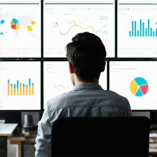 Individual monitoring local search analytics on multiple monitors